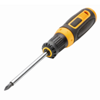 High-Quality Screwdriver with Ergonomic Handle and Magnetic Tip for Efficient DIY Projects png
