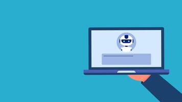 Modern Robot Technology Animation Footage Makes Work Easier and Smarter video
