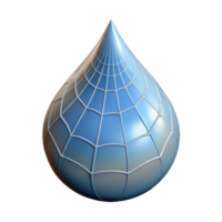serene classic Single dewdrop on a spiderweb exclusive png