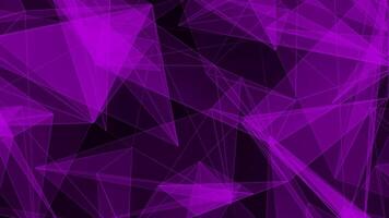 Plexus With Connected Lines Background Purple video
