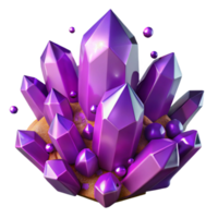 stunning rustic Purple Amethyst Crystal Cluster Isolated high quality png