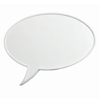 Empty Speech Bubble for Communication Design and Conversation Graphic Elements png