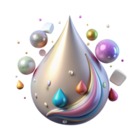 extraordinary creative Raindrop Distortion Effect Cutout Isolated professional png