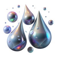 dramatic contemporary Rain Drops with Transparent Effect Transparent Background authentic png