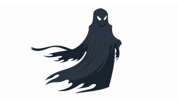 misterioso ombroso figura con intrigante bianca occhi per spaventoso temi e grafica png