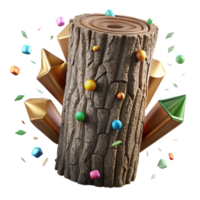 wonderful abstract Realistic Tree Bark Texture Isolated png