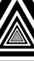 Triangle Optical illusion looping vertical background video