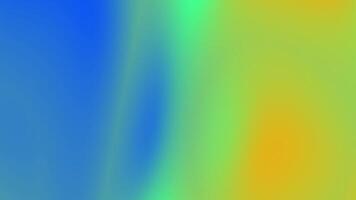 A vibrant gradient background with flowing patterns transitioning from blue to green to yellow, with hints of orange, creating a smooth and energetic effect. The design is abstract video