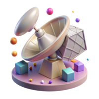 wonderful traditional Satellite Antenna Array Isolated Element with Signal Reception exclusive png