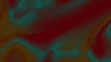 A rich, swirling gradient pattern with wave-like shapes in deep teal and maroon, accented by hints of yellow, creating a fluid texture. The design is abstract and dynamic video