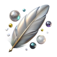 stunning rustic Shadow of a Feather Transparent Element detailed png
