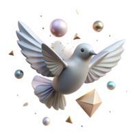 wonderful abstract Shadow of a Flying Bird Transparent Element professional png