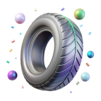impressive modern Shadow of Tire Track with Tread Pattern Transparent Background premium png