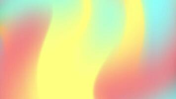 A mesmerizing animation of smooth, flowing gradient waves blending soft pastel colors. The abstract background creates a dreamy and futuristic ambiance, ideal for creative and digital media projects. video
