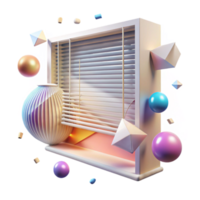 stunning abstract Shadow of Window with Blinds Cutout authentic png