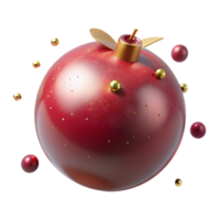 serene vintage Single Cranberry Front View Isolated Transparent Background original png