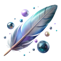 stunning rustic Single Feather Floating in Space Cutout Transparent Background original png
