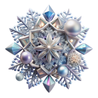 elegant rustic Snowflake Intricate Design Transparent original png