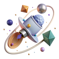 extraordinary rustic Space Probe Trajectory Isolated with Curved Path professional png