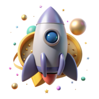 vibrant rustic Space Rocket Nose Cone Element with Heat Shield genuine png