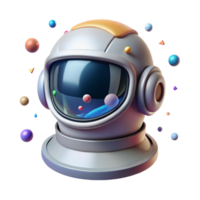 stunning vintage Space Suit Helmet Visor Transparent Background with Reflective Surface detailed png