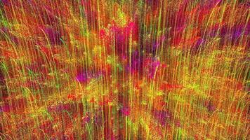Abstract particles bust background with bouncing video