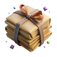 stunning traditional Stack of Old Letters Tied with Ribbon Isolated Element high resolution png