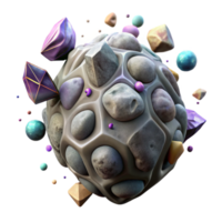 wonderful rustic Stone Harmony of Chaos Pattern Isolated Element exclusive png