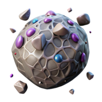 magnificent artistic Stone Harmony of Chaos Pattern Isolated Element original png