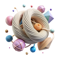 beautiful vintage Thread Wrapped Around Finger Isolated Close Up View high resolution png