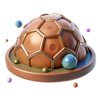 stunning abstract Turtle Shell Protective Dome Cutout Element original png