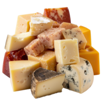 Assorted Cheese Variety Displayed on . for Culinary and Food Photography Use png
