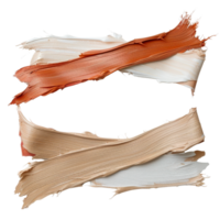 Abstract Paint Strokes in Earthy Tones with Textured Background for Artistic Projects and Designs png