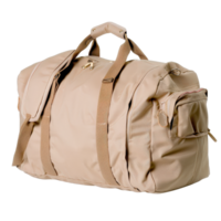 Stylish Beige Travel Bag for Adventure and Daily Use with Durable Straps and Zipper Closure png