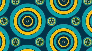 abstract circle geometric seamless pattern background vector