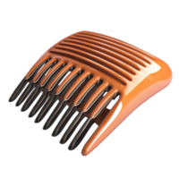 3D Comb Object White Background on transparent background. png
