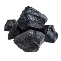 Coal Texture and Color on transparent background. png