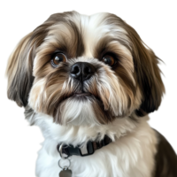 Charming Shih Tzu Dog Show on transparent background. png