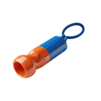 Realistic 3D Whistle Render on transparent background. png