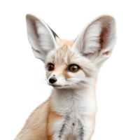 Fennec Fox Wildlife Desert Habitat on transparent background. png