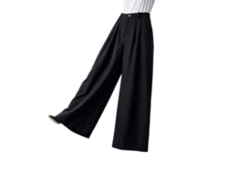 Stylish pants mockup showcasing modern design perfect for fashion presentations and online stores. Ideal for showcasing trends and styles png