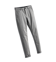 Stylish gray pants mockup showcasing modern design perfect for casual or formal wear, adding elegance to any outfit png