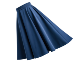 beautiful navy skirt mockup showcasing elegant draping and flowing design perfect for fashion presentations and creative projects png
