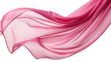 Soft pink fabric flowing gracefully in air, creating elegant and delicate appearance. light texture adds sense of movement and beauty png