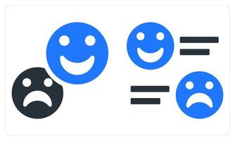 Response and Feedback in blue color vector