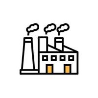 Factory line icon, factory, factory line icon, factory line icon, factory line icon, vector