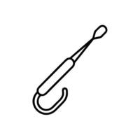 A hook with a hook on it vector