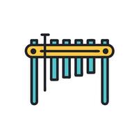 A musical instrument icon on a white background vector