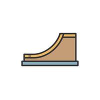 A shoe icon on a white background vector