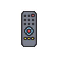 A remote control icon on a white background vector